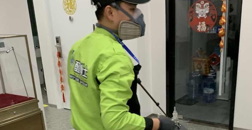 金家庄招商银行除甲醛现场